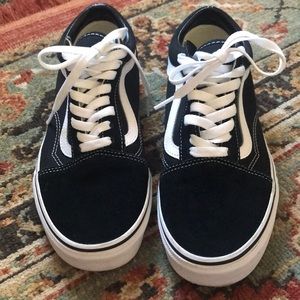 Vans classic old skool black lace up vans